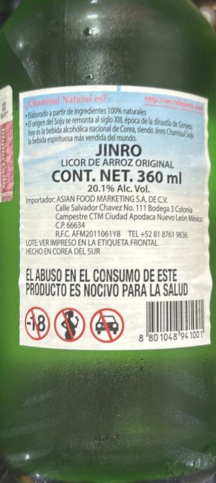 Jinro Soju